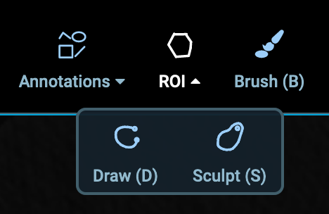 Draw and Sculpt tools